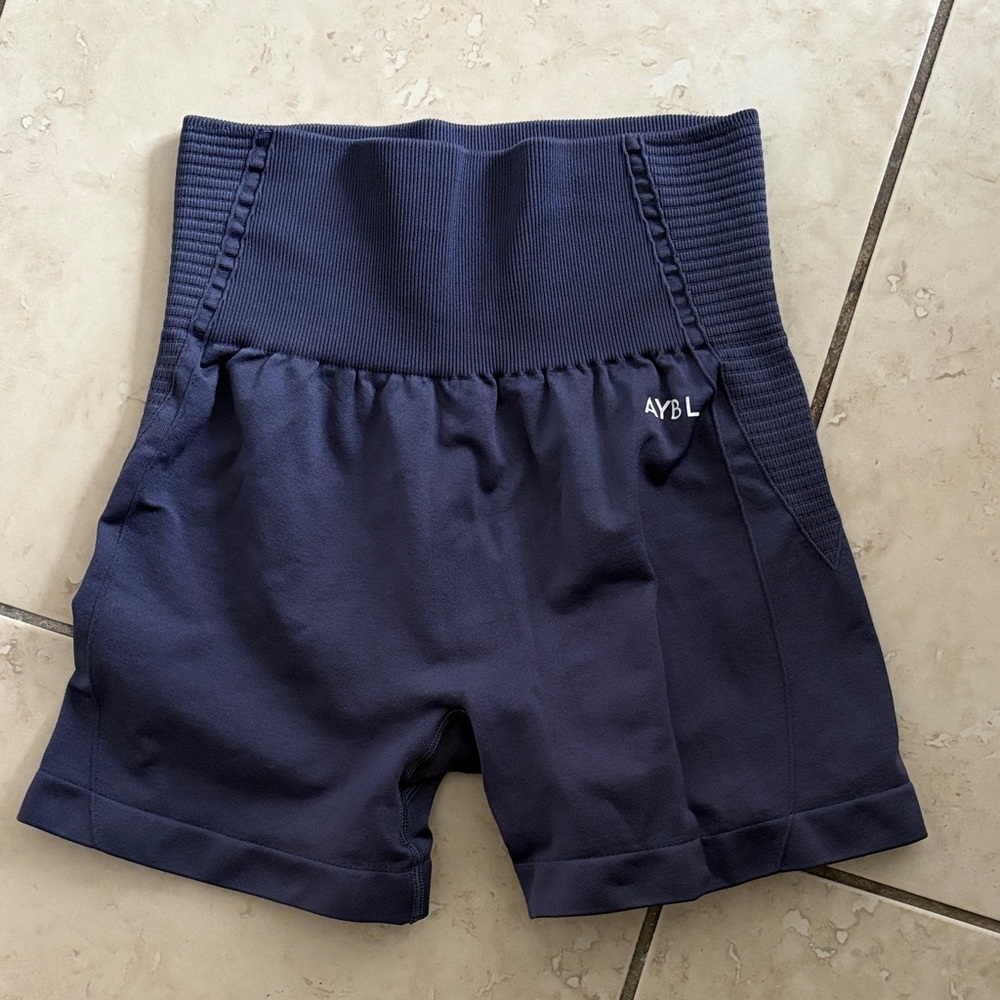 AYBL Women's Dark Blue Athletic Shorts